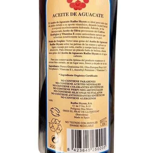 aceite de aguacate reverso