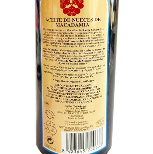 aceite de macadamia reverso