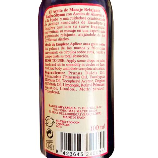 aceite de masaje relajante reverso