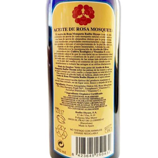 aceite de rosa mosqueta reverso