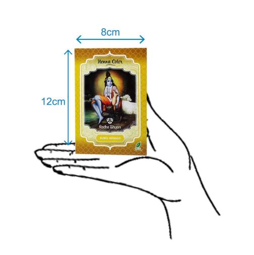 HENNA RADHE RUBIO INTENSO POLVO - Imagen 6